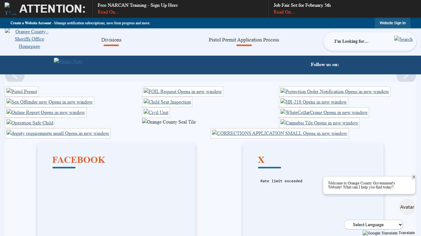 Sheriff's Office Orange County, NY